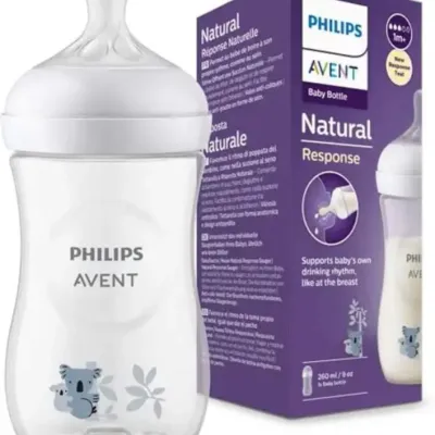 AVENT BIBERON NATUREL RESPONSE +1MOIS 260ML KOALA REF SCY903/67