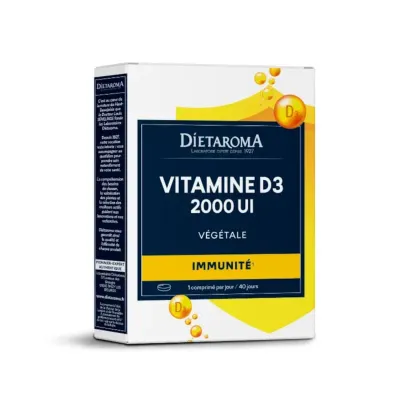 DIETAROMA VITAMINE D3 VEGETAL 40 CP