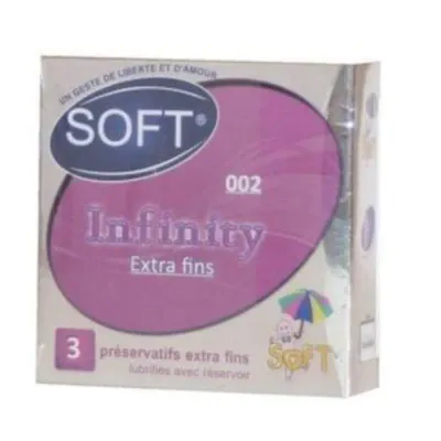 PRESERVATIFS INFINITY EXTRA FINS SOFT