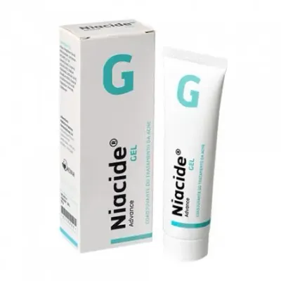 MEDINFAR NIACIDE ADVANCE GEL PEAUX GRASSES 50G