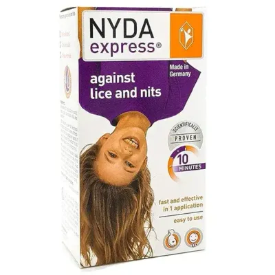 NYDA EXPRESS SHAMPO CONTRE LES POUX ET LES LENTES POUR TOUS AGES 50ML