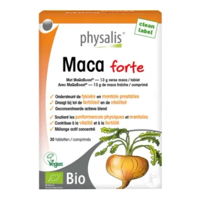 PHYSALIS MACA FORTE BIO 30 COMPRIMÉS