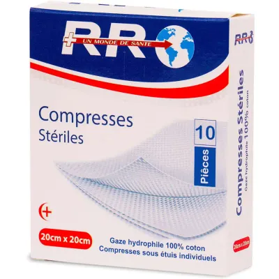 RR COMPRESSES STÉRILES