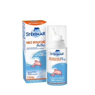 STERIMAR NEZ BOUCHE BEBE ENFANT CUIVRE HYPERTONIQUE 50ML