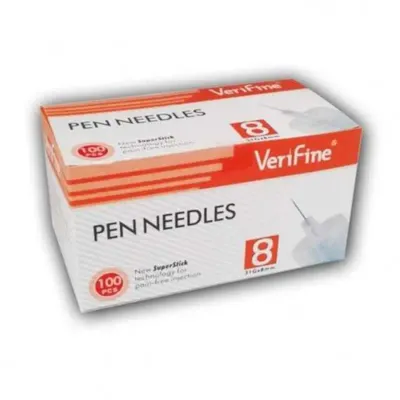 VERIFINE AIGUILLES POUR STYLOS D'INSULINE (BOÎTE DE 100)