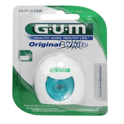 GUM-2040 FIL DENTAIRE ORIGINAL WHITE 30M